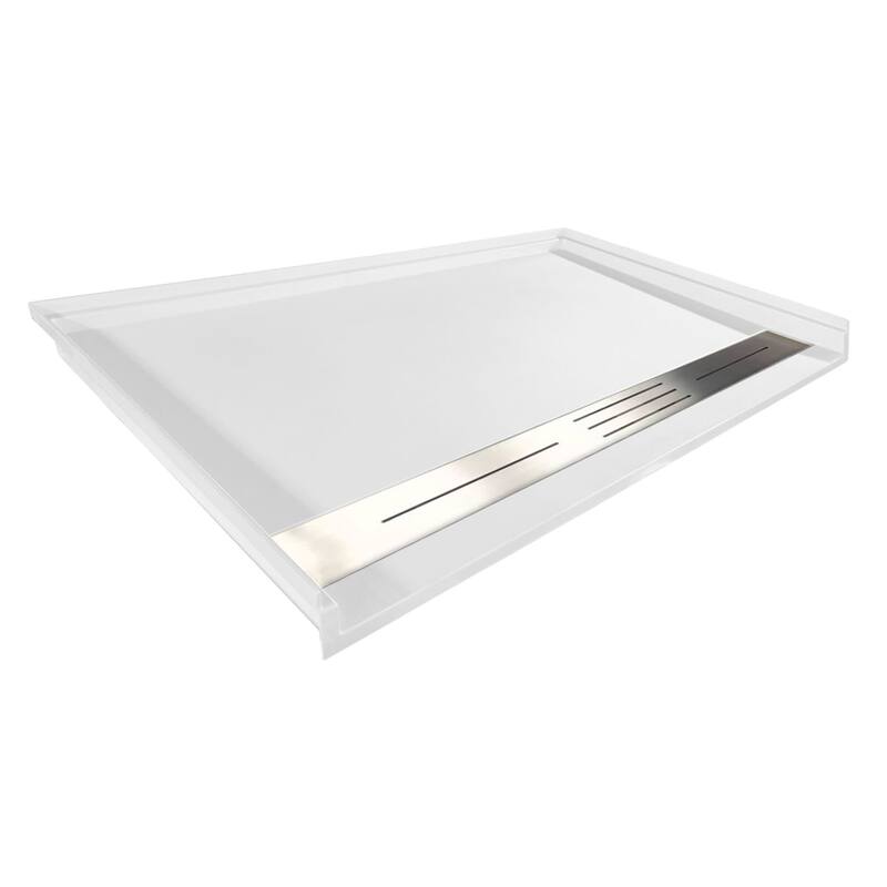 Transolid FTD6034 61-1/2" x 35-1/2" Rectangular Shower Base with
