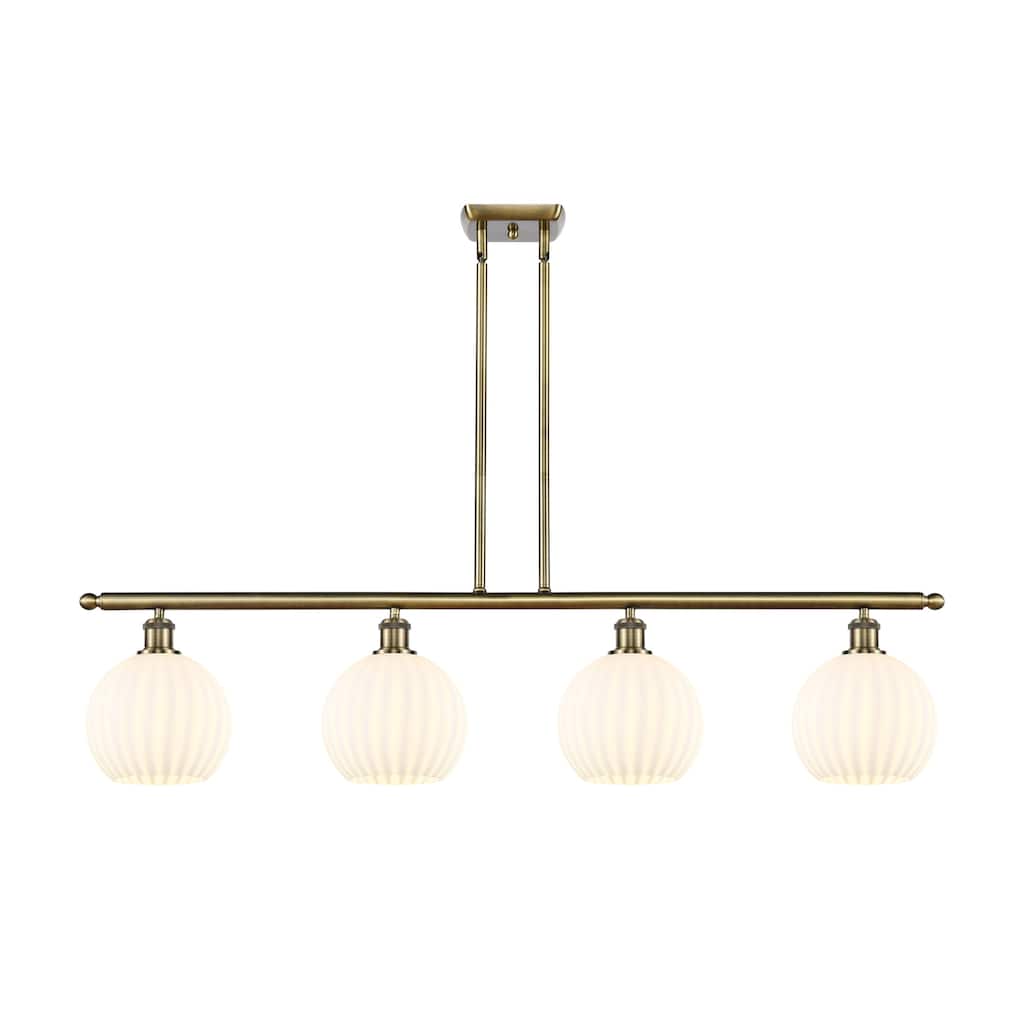 Innovations Lighting 516-4I-11-48-White Venetian-Indoor Pendant Large