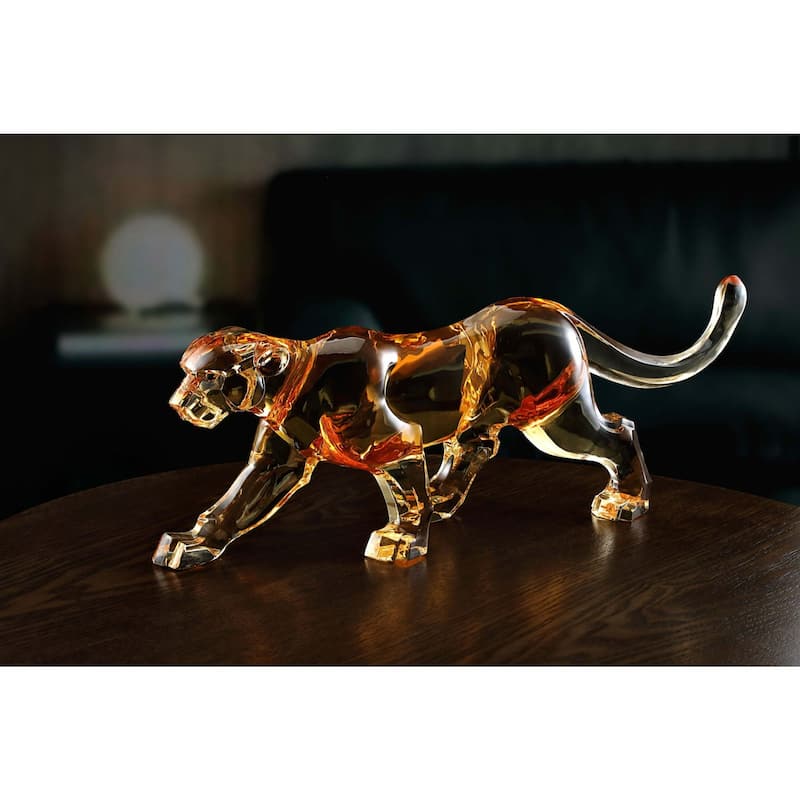 Wild Panther Figurine Decorations - 13.75" - Set of 2