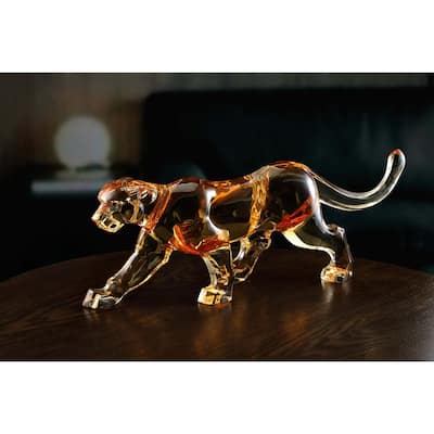 Wild Panther Figurine Decorations - 13.75" - Set of 2