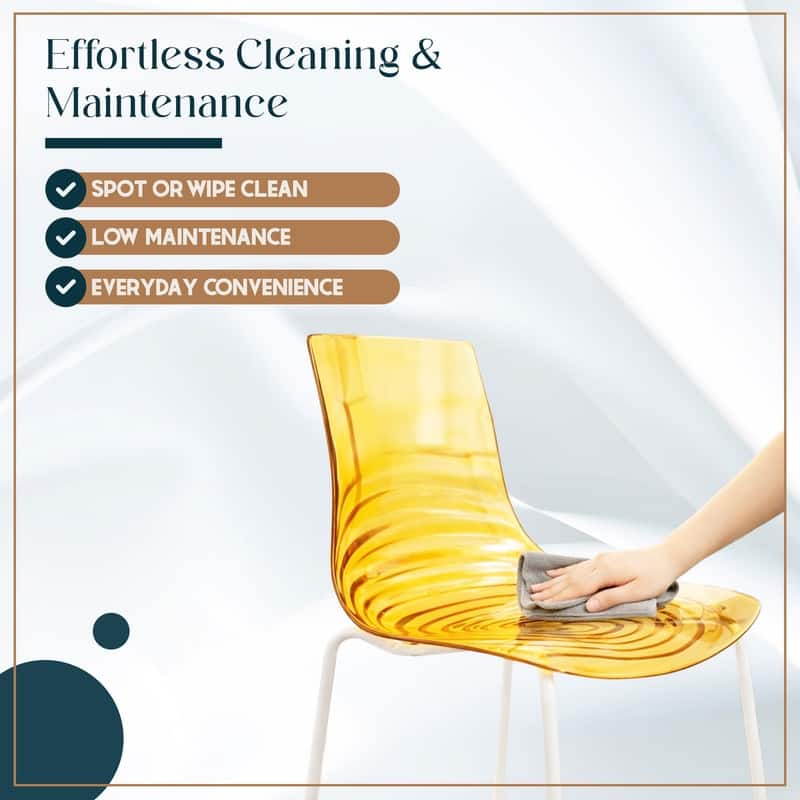 ABS Plastic Dining Chair with Stainless Steel Base Astor Series