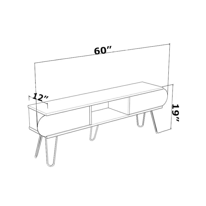 Hayde Mid-century Modern TV Stand