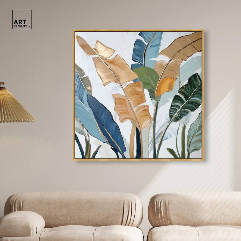 Paradise Fronds I Canvas by Art Remedy
