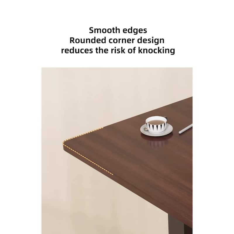 Mobile Rolling Overbed Table with Adjustable Tilting Laptop Tray