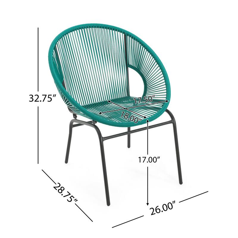 Nusa Oudoor Wicker Chair (Excluding the table)
