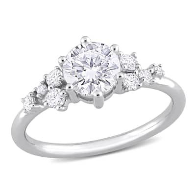 1 1/4ct TW Lab-Grown Diamond Engagement Ring in 14k White Gold