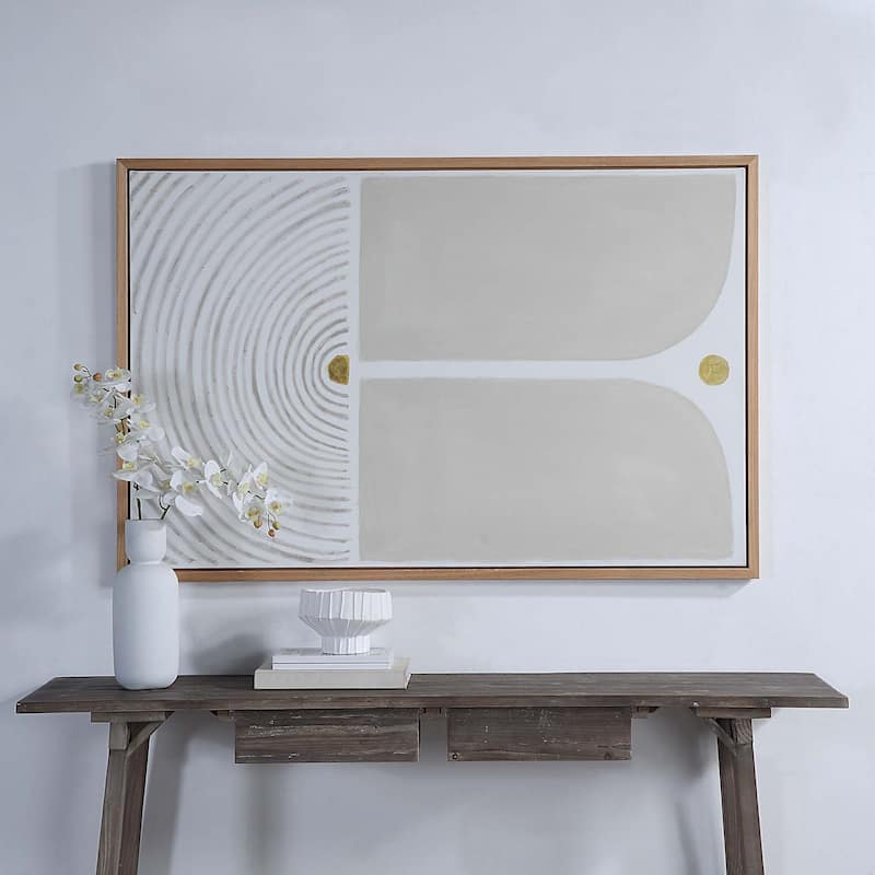 Renwil Martia 40" Wide Canvas Art, Off-white