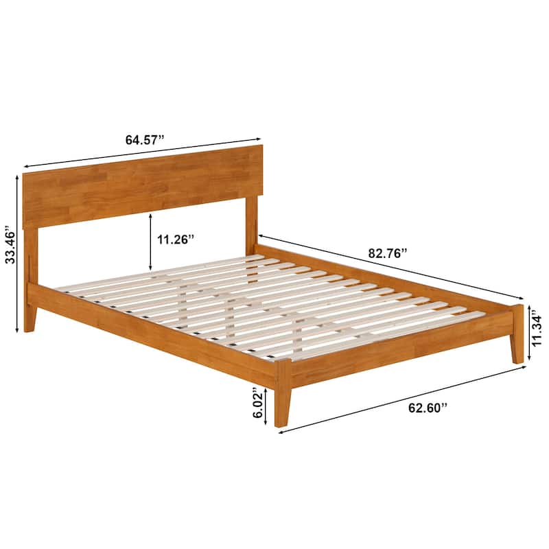 AFI, Orlando Solid Wood Low Profile Platform Bed