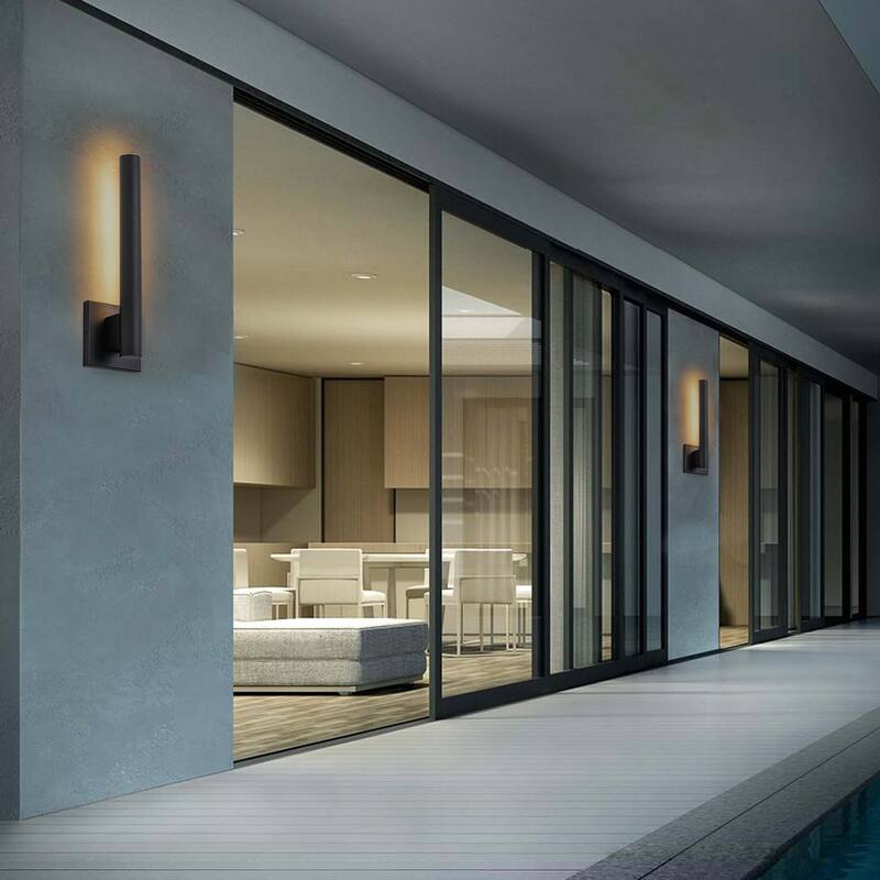 Modern Outdoor Led Wall Sconce 22w 3000K - 1 pack