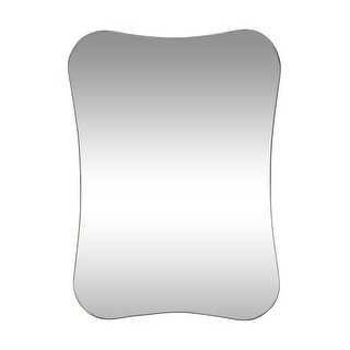 Simmons Contemporary Rounded Rectangular Wall Mirror by Christopher Knight Home