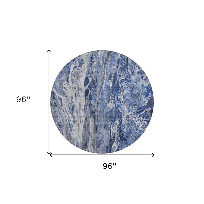 HomeRoots Abstract Contemporary Rectangle Outdoor Rug