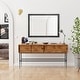 preview thumbnail 1 of 24, Design House Transitional Shorewood 30-Inch Wall Mounted Mirror Brown - 30 x 40