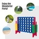 preview thumbnail 8 of 31, Costway Jumbo 4-to-Score 4 in A Row Giant Game Set for Family - See Description