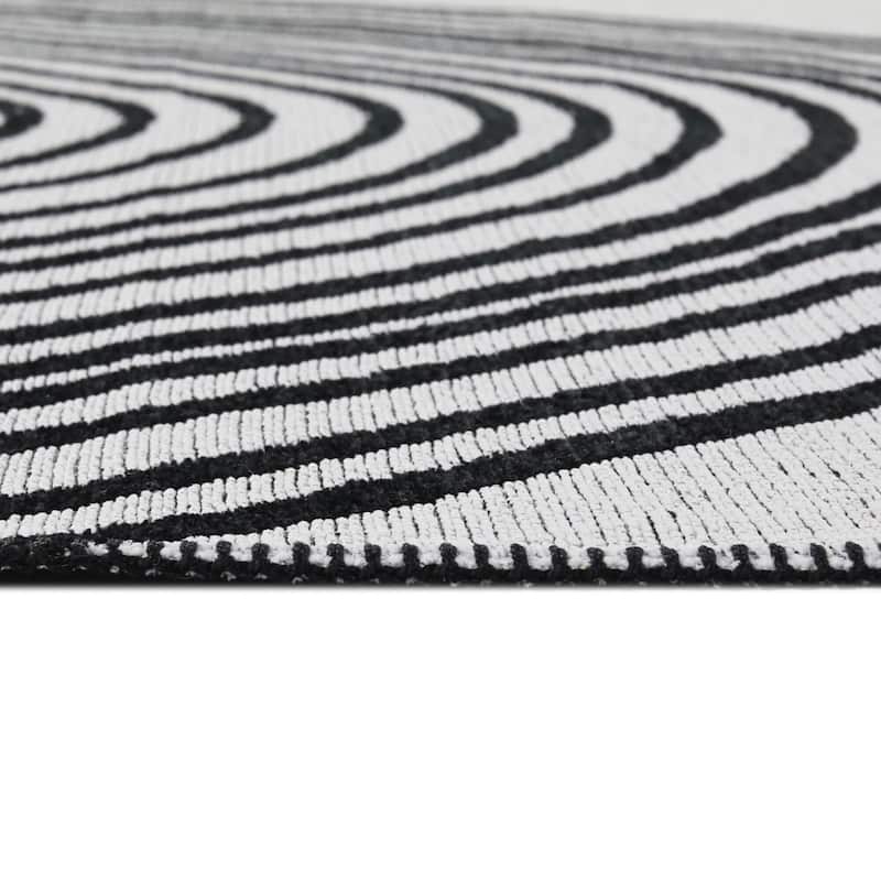 Arches Modern Abstract Indoor/Outdoor Area Rug