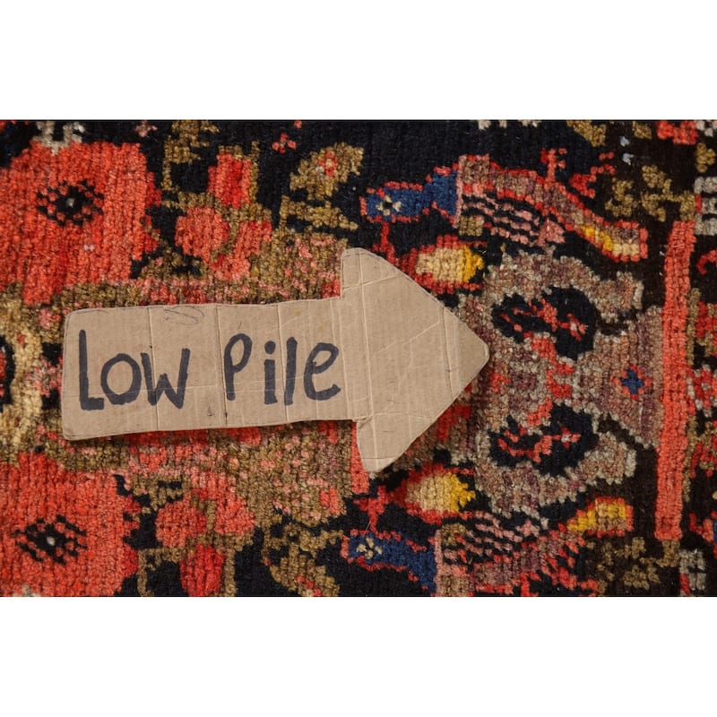 Bidjar Persian Antique Runner Rug Hand-Knotted Wool Carpet - 3'6"x 14'7"