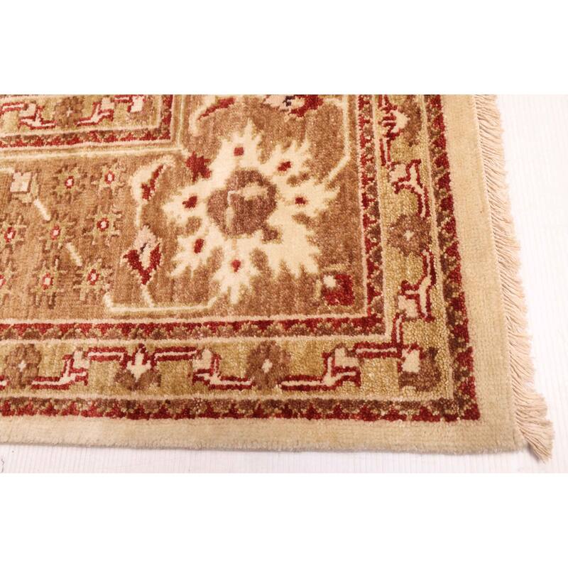 ECARPETGALLERY Hand-knotted Jamshidpour Cream Wool Rug - 8'0 x 9'11