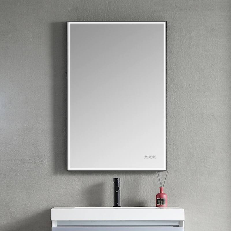 LED Lighted Floating / Wall Huang Vanity with Acrylic Sink and Comfortable Dimmed Vanity Light