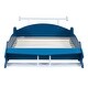 preview thumbnail 25 of 27, Full Size Car-Shaped Platform Bed Kids Race Car Bed with Wheels