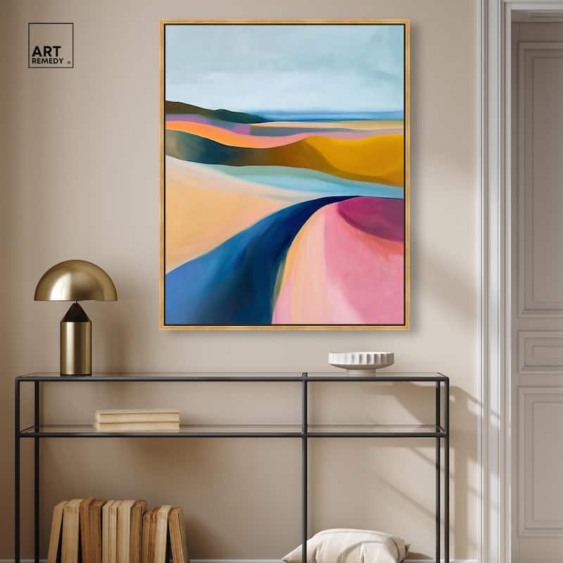 Colorful Dunes I Canvas by Art Remedy