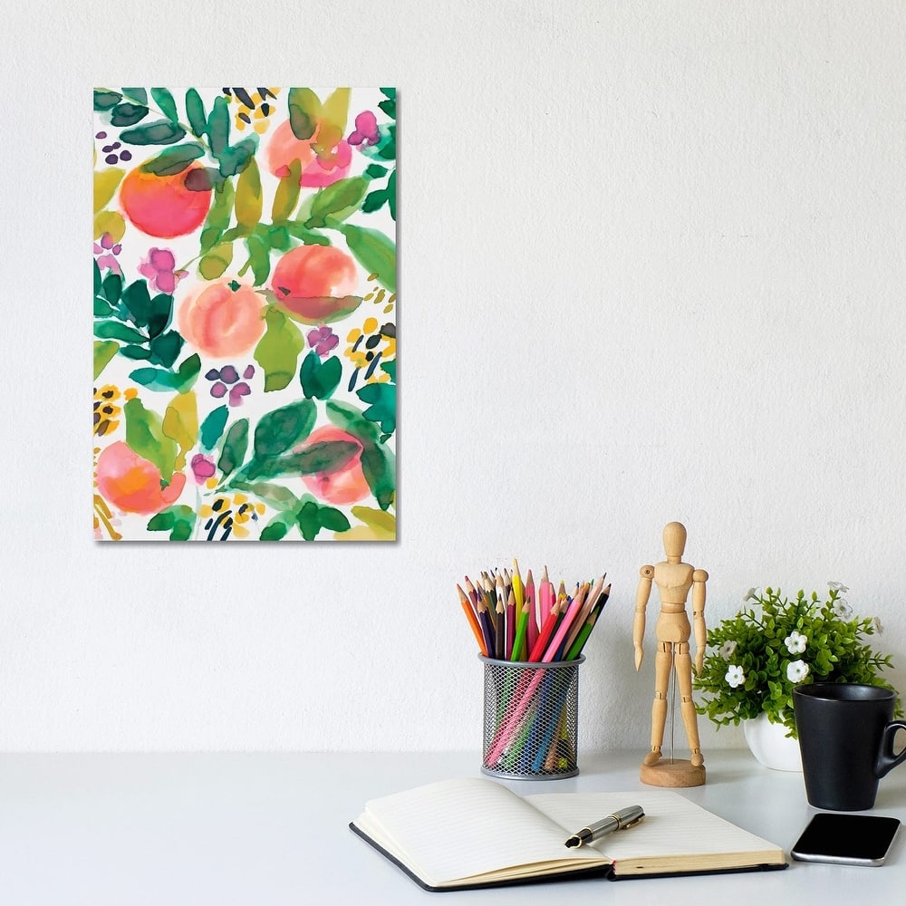 iCanvas "Garden Peaches" by Lanie Loreth Canvas Print