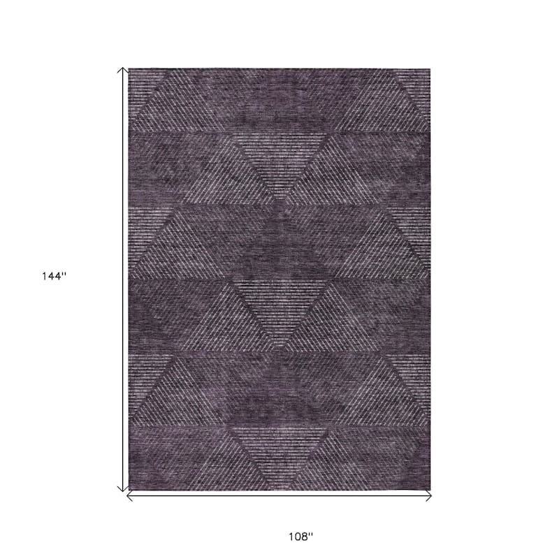 HomeRoots Geometric Transitional Rectangle Outdoor Rug