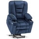 preview thumbnail 23 of 45, MCombo Small Power Lift Recliner Chair with Massage and Heat for Short Elderly People, Fabric 7569