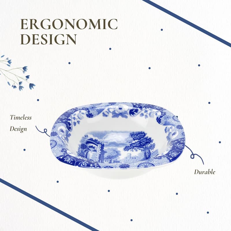 Spode Blue Italian Dip Dish - 5 in