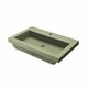 preview thumbnail 33 of 84, 30" NativeStone Trough Drop-in Rectangular Bathroom Sink - 30x19x5.5 Sage - Single Faucet Hole