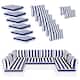 Option Blue and white stripes