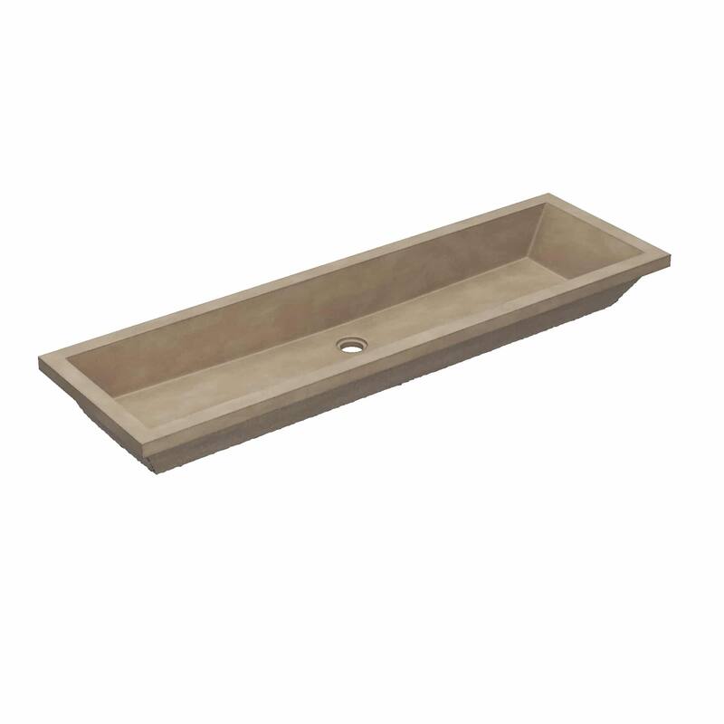 Arcata NativeStone drop-in Rectangular Bathroom Sink