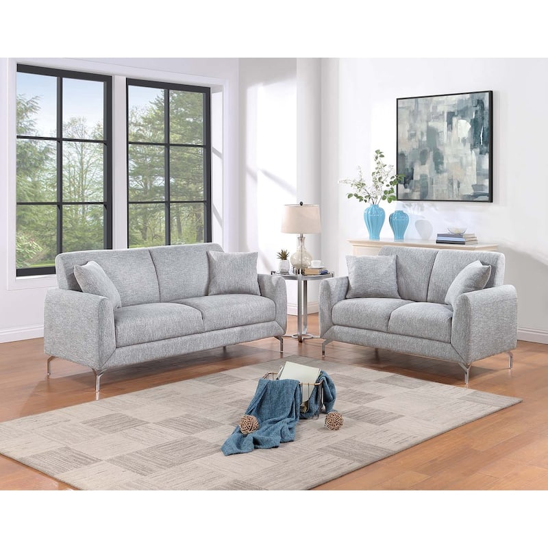 Poundex 2-Piece Sofa Set