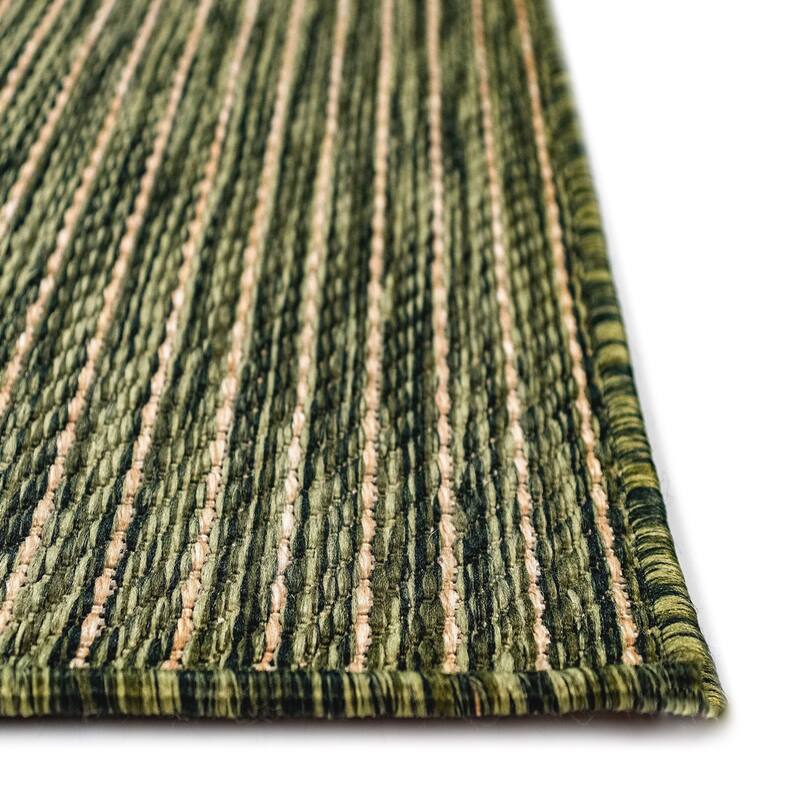 Liora Manne Carmel Textured Striped Indoor/ Outdoor Area Rug