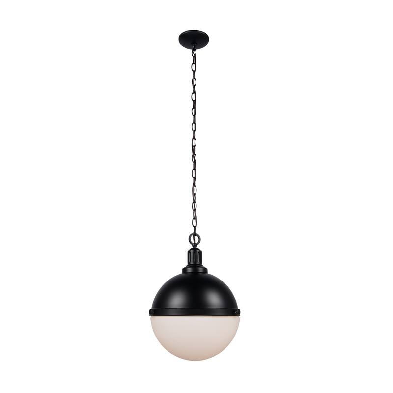 Brio Lighting Aaron - 2 Light Glass & Metal Dimmable Pendant Light