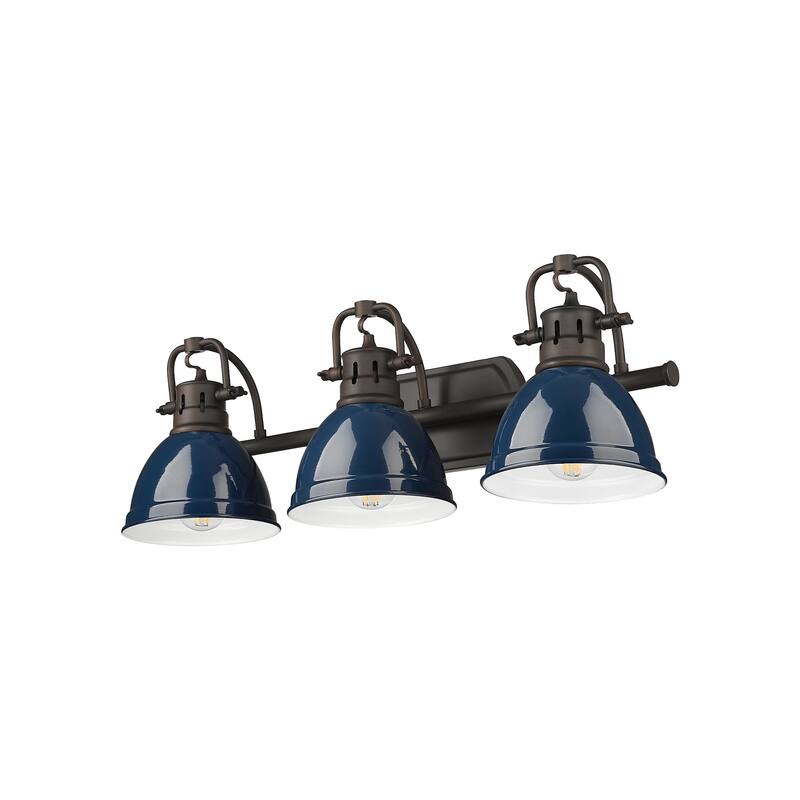 Golden Lighting 3602-BA3-RBZ Duncan 3 Light 25" Wide Vanity Light