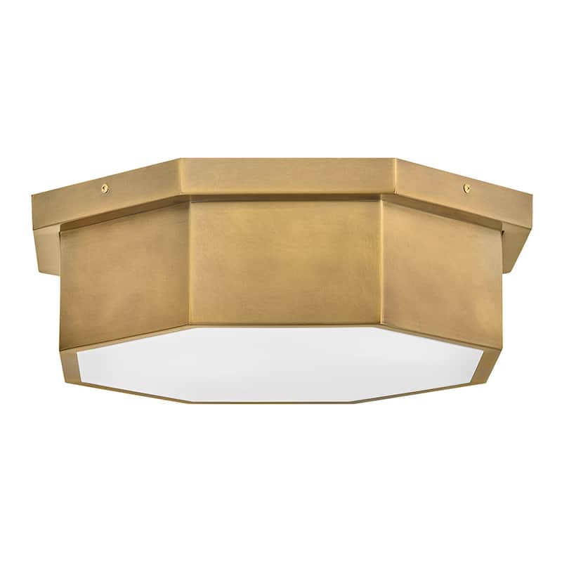 Hinkley Lighting 46993 Facet 3 Light 18" Wide Flush Mount Ceiling