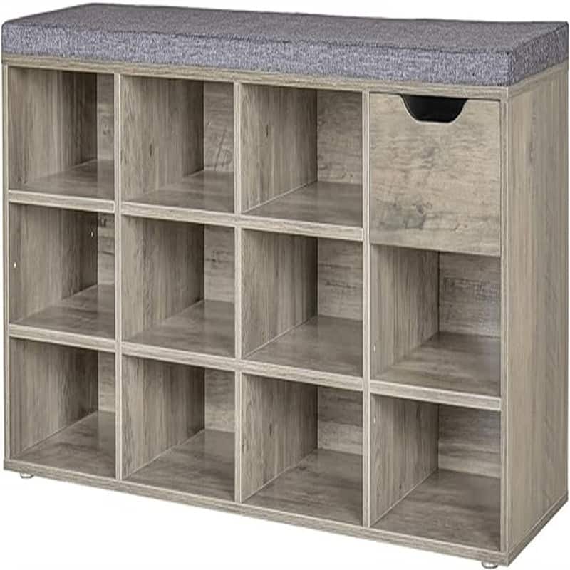 Shoe Bench - 11.8"D x 40.9"W x 18.9"H