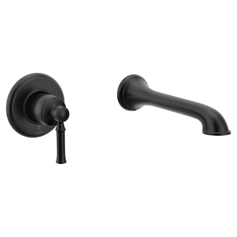 Moen WT681 Dartmoor Wall Mounted Tub Filler - Matte Black