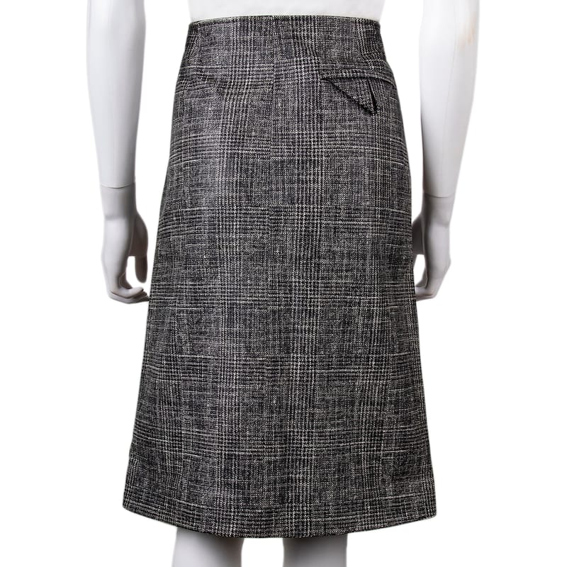 Bottega Veneta Printed Leather Skirt