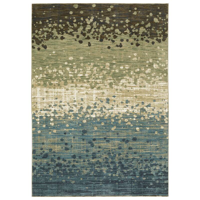 HomeRootsAbstract Modern Rectangle Area Rug
