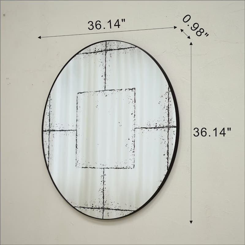 Round Wall Mounted Mirror Versatile Home Decor Ideal