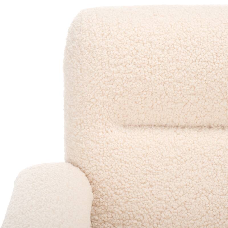 SAFAVIEH Sylvaine Solid Wood Accent Chair (Fully Assembled) - W33" x D30" x H33" - 33Wx30Dx33H