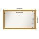 preview thumbnail 136 of 191, Wall Mirror Choose Your Custom Size - Extra Large, Townhouse Gold Wood Outer Size: 50 x 30 in