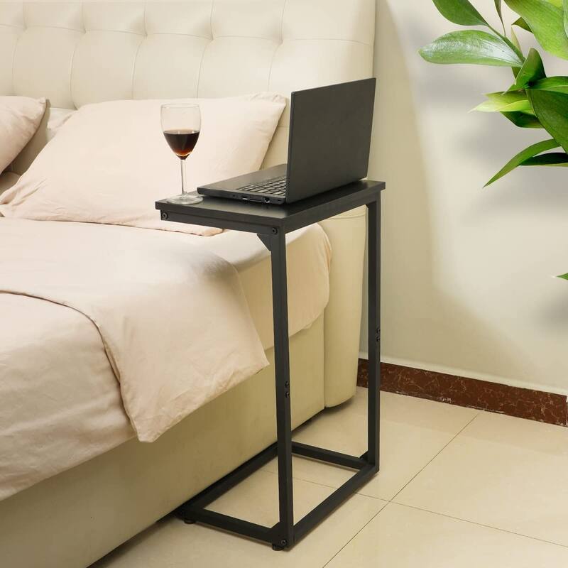 C Tables End Table, TV Trays Set of 2, Couch Table for Small Space, Bedside Tables for Living Room, Bedroom, Office