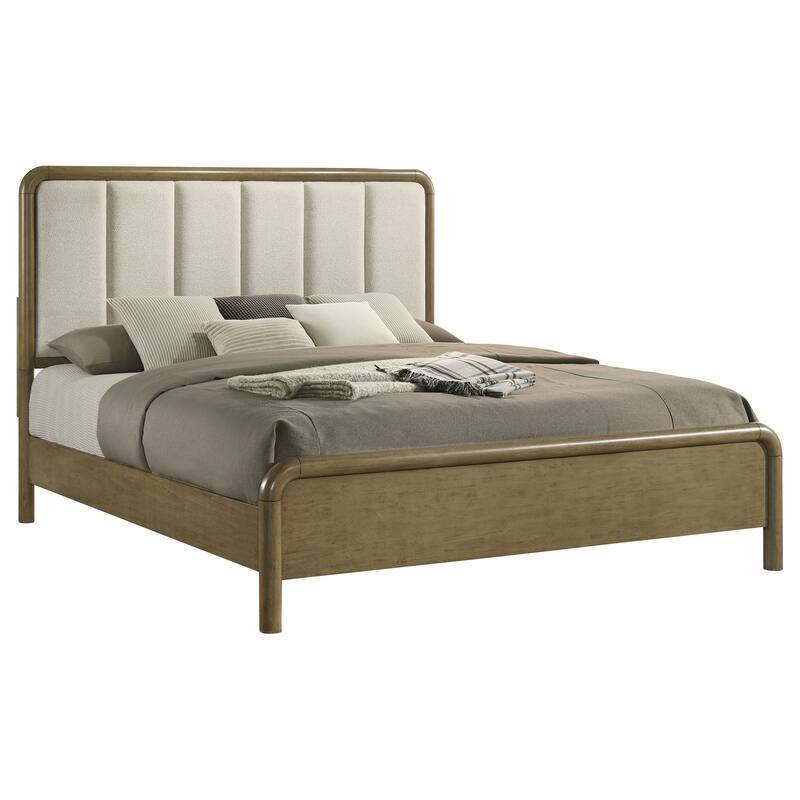 Tully Nutmeg Upholstered Queen Bed