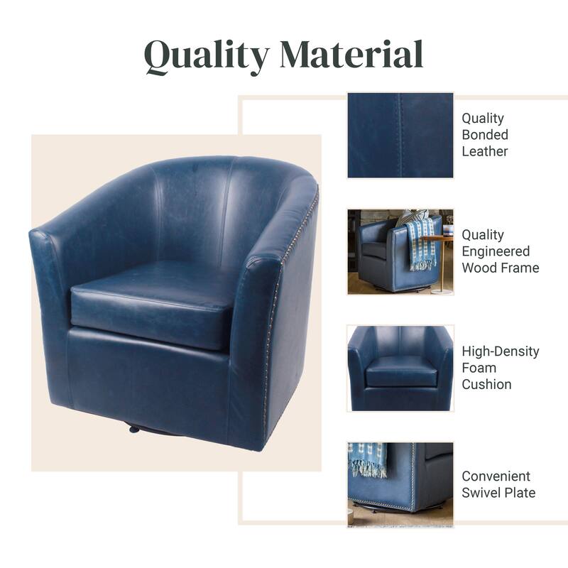 NPD Furniture Ernest Swivel Arm Chair