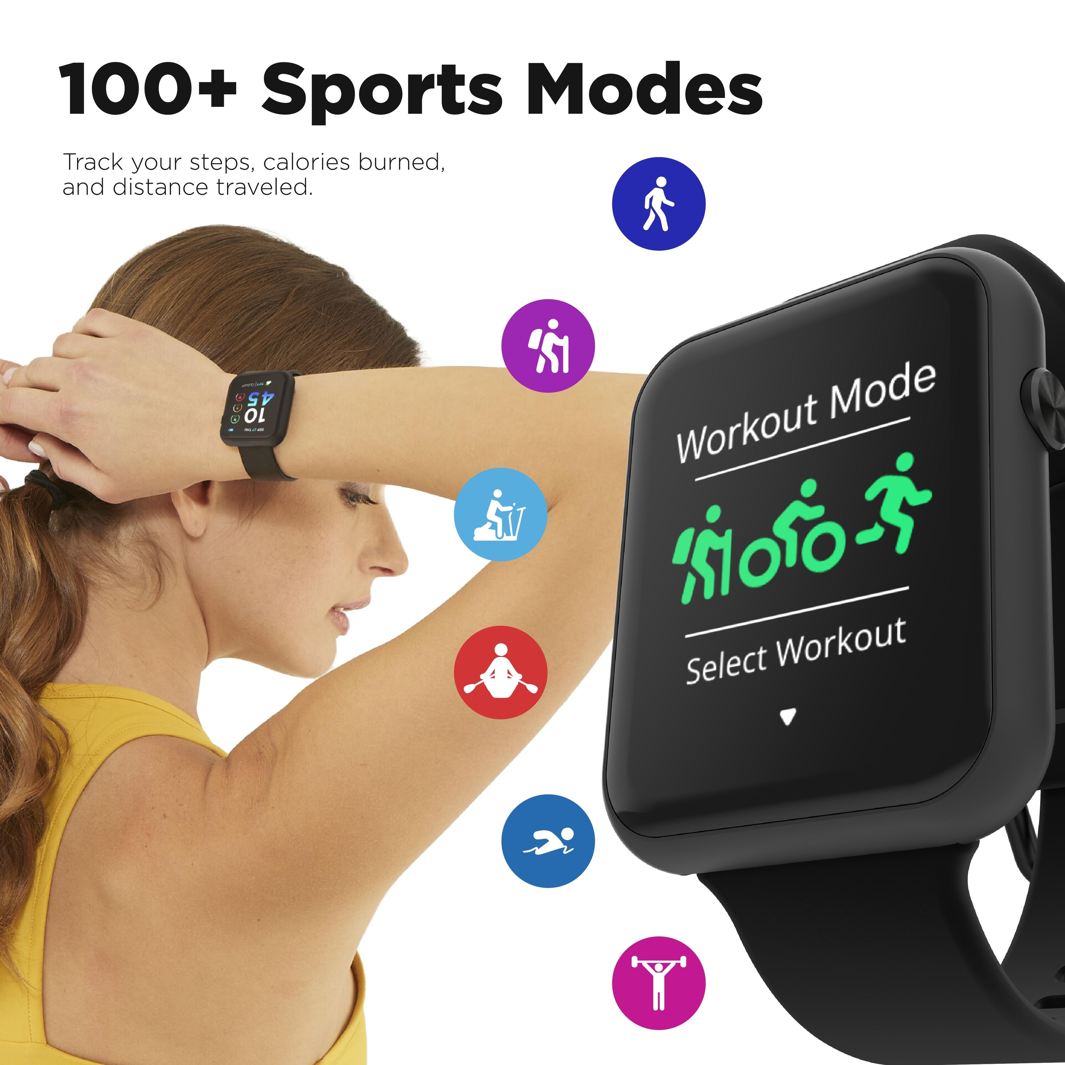 iTouch Air Men's Smartwatch Fitness Tracker, Heart Rate