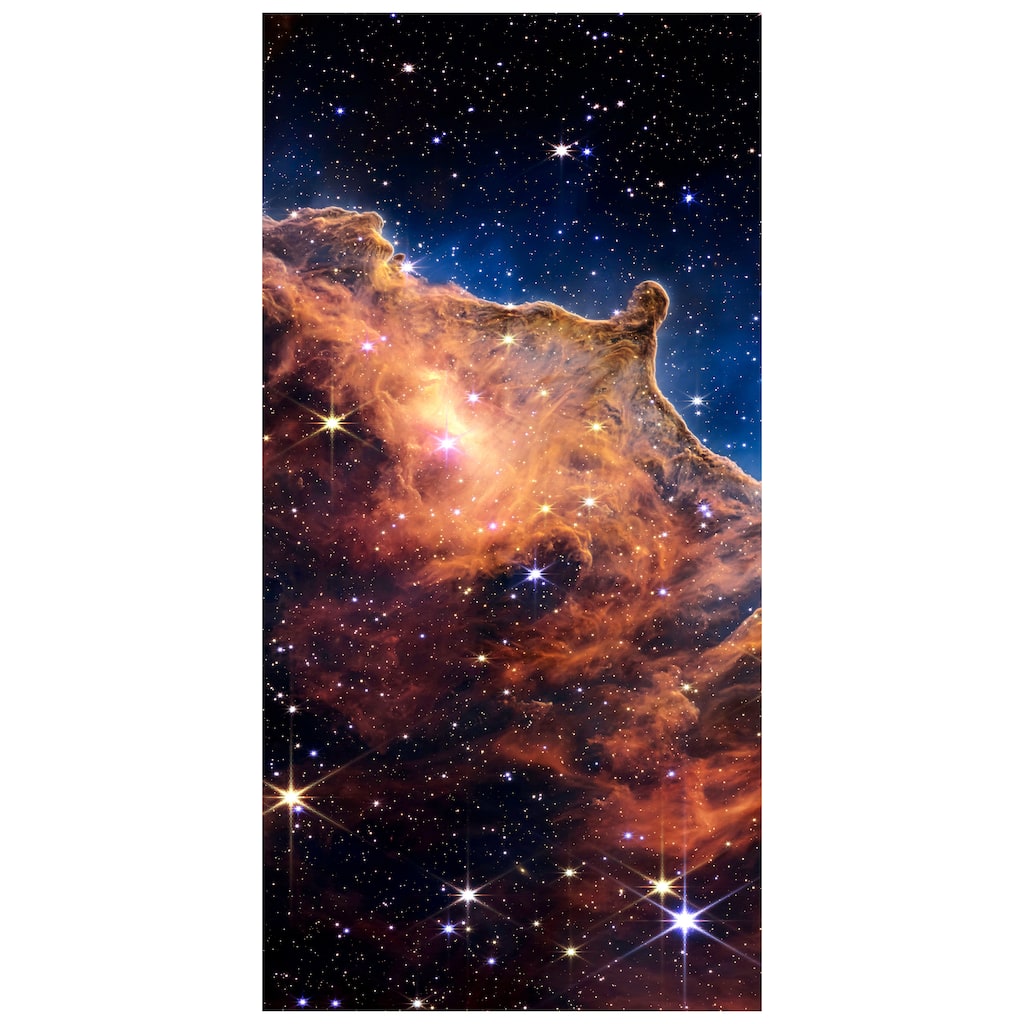Empire Art Direct the Carina Nebula A Printed Tempered Glass Wall Art - Multi-Color