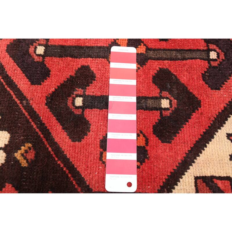 ECARPETGALLERY Hand-knotted Kayseri Vintage Red Wool Rug - 5'3 x 9'2