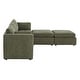 preview thumbnail 102 of 179, Mia Oversized Modular Sectional Fabric Sofa
