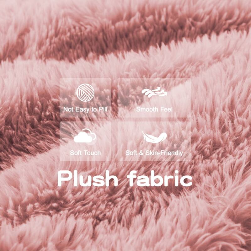 148.8" L-shaped Soft And Fluffy Plush Fabric Sectional Sofa with Bottom Anti-Slip Design and Ottoman